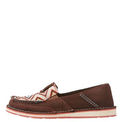 Ariat Cruiser Kahve / Beyaz Loafer Ayakkabı Bayan (34862-524)